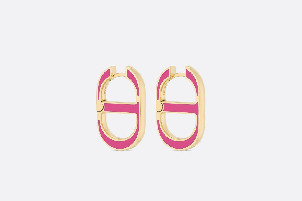 18K Dior 30 Montaigne Rani Pink Earrings
