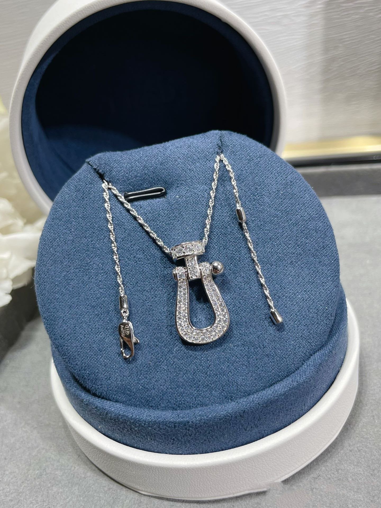 Dior Force 10 Large Model Cubic Zirconia Neckalce