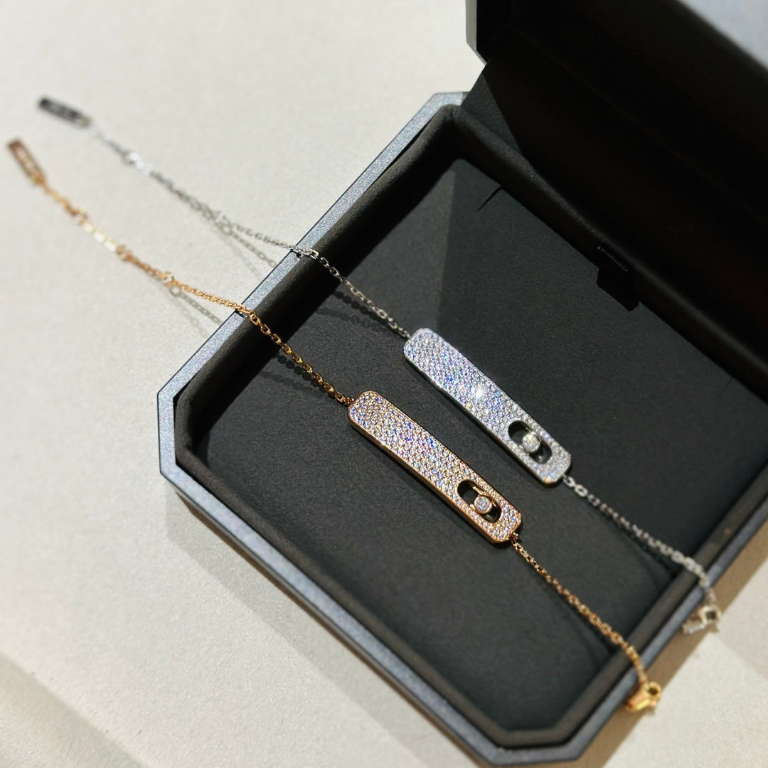 Messika Move Classique Cubic Zirconia Paved Bracelet
