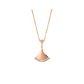 Bvlgari Dream Necklace Pink Gold Cubic Zirconia