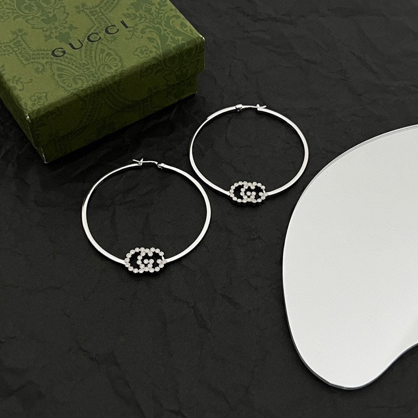 18K Double Gucci Running Diamond Bracelet
